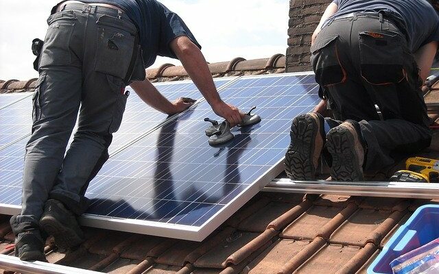 Solar Anlage Installation